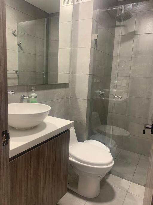 شقة Apartaestudio Galerias Loft 2051 بوغوتا المظهر الخارجي الصورة